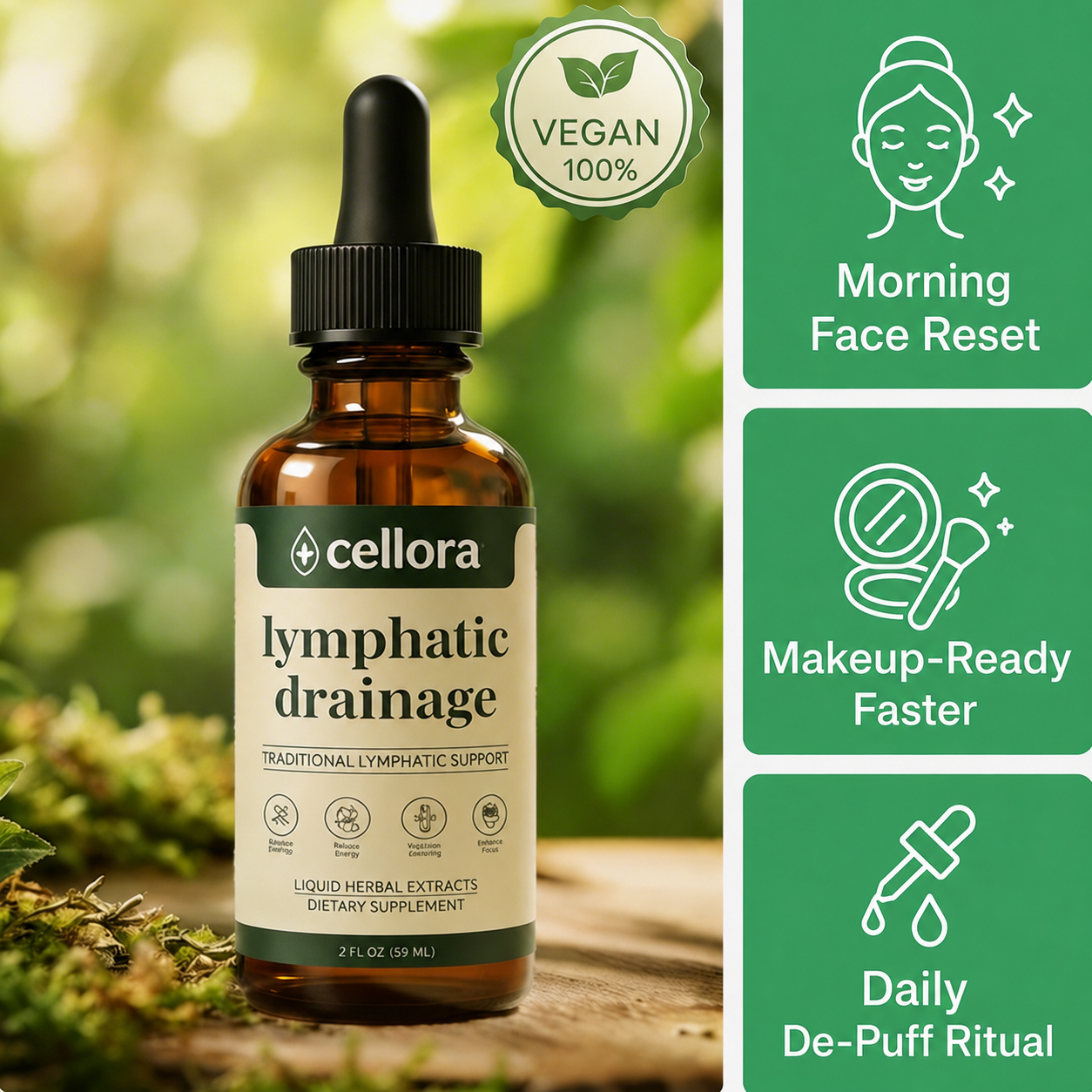 Cellora Morning De-Puff Drops